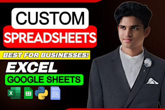craft custom excel spreadsheet and automate tasks using vba