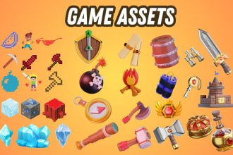 do 3d assets, minecraft art, tycoon, obby, vfx design for roblox, unreal, unity