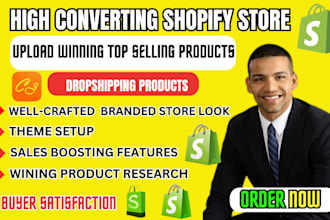 develop shopify store websites shopify dropshipping store product listing