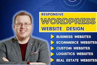 build,fix,create responsive wordpress website design,elementor pro,wordpress SEO