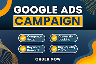 setup and optimize your google ads adwords PPC campaigns