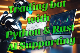 develop ai crypto trading bot, solana bot, telegram bot based marketing analysis