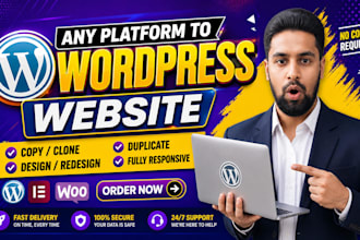 design, redesign, duplicate, copy, clone website using elementor or pro elements