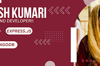 be your node js developer for developing apis and backend