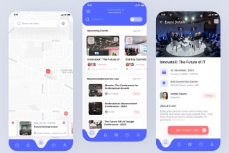 develop event booking app, event planning, ticket booking app