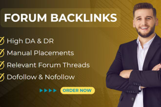 do white hat SEO manual forum posting backlinks