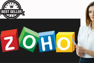 virtual assistant for zoho one, zoho CRM, zoho campaign, zoho books