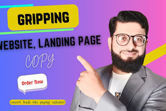 write high impact landing page copy, website copy, and sales funnel