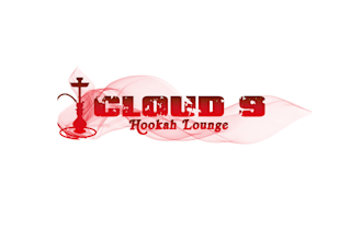 design build up modern cloud hookah logo
