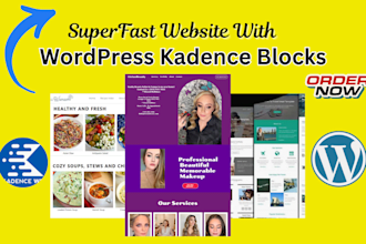 design kadence block  website redesign kadence block website clone kadence block