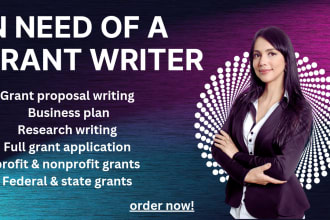do write grant proposal for sbir, str, nih, nsf usaid,usadf