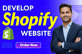 do shopify website design, create shopify store, or shopify dropshipping store