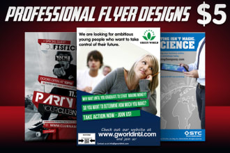 design any type of flyer design