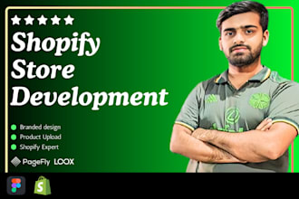 build shopify store, shopify redesign or clone shopify