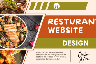 develop perfect wordpress restaurant website for your food business