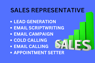be your sales representative sales deal appointment setter
