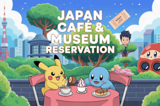 reserve kirby cafe japan pokemon cafe osaka tokyo and ghibli museum park tickets