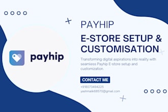 setup and customise your payhip store