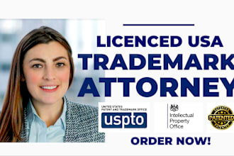 be your licensed USA trademark attorney, amazon brand registry, business name