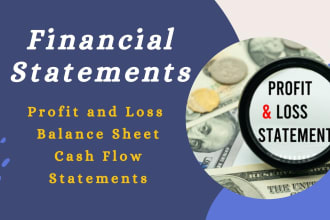 do profit and loss, income statement and cash flow