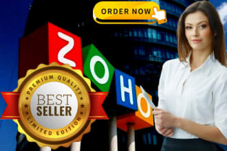 expertly setup zoho CRM, zoho books, inventory and zoho form