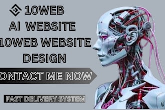 design your website on 10web, using 10web website builder