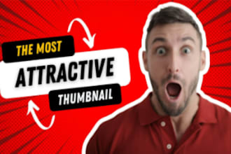 make and design thumbnails for different social media app