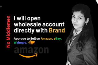 open amazon wholesale account directly with brand