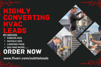generate hvac leads hvac website hvac landing page airduct roofing leads