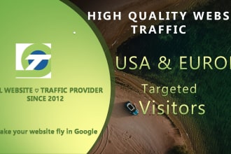 do organic UK target website traffic with keyword focus