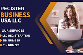 do llc registration, company registration in USA and ein number