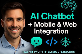 develpe ai mobile app, web chatbot , intelligent openai agent