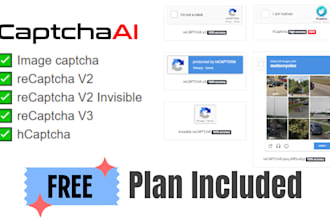 solve any type of captcha and automation