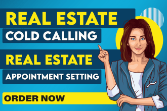 be your cold caller, VA for cold calling appointment setter and telemarketing