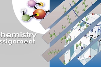 help you to make chemistry assignments up to graduate level