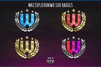 create awesome custom twitch sub badges