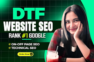 do shopify dtf printing website SEO for rank google 1st page