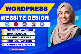 do modern handyman roofing cleaning remodeling wordpress website builder design