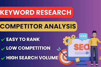 do advanced SEO keyword research with competitor analysis