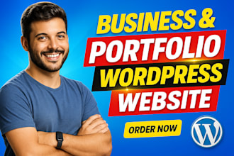 design small and large business and personal portfolio wordpres website