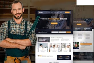 create handyman website construction website roofing website plumbing website