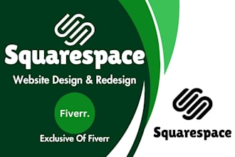 responsive premium squarespace website design or  redesign