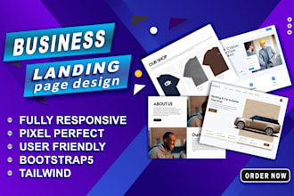 be your bootstrap and tailwind landing page designer and developer