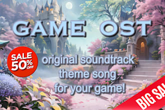 compose game soundtrack, bgm, theme song, game ost
