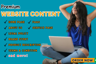 write SEO about us, legal policy, brand story, faqs for shopify and etsy store