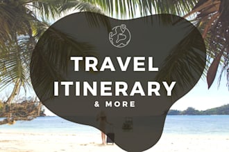 plan and create your personalized travel itinerary