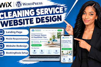 design cleaning service website cleaning website  redesign bookingkoala website