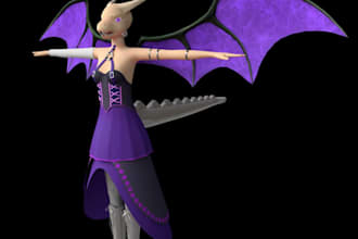 do rigging and texture furry human and anime vrchat avatar
