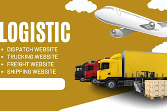design professional trucking, logistics, dispatch, frieght brokerage, website