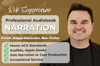 narrate and produce your audiobook for acx, audible, apple